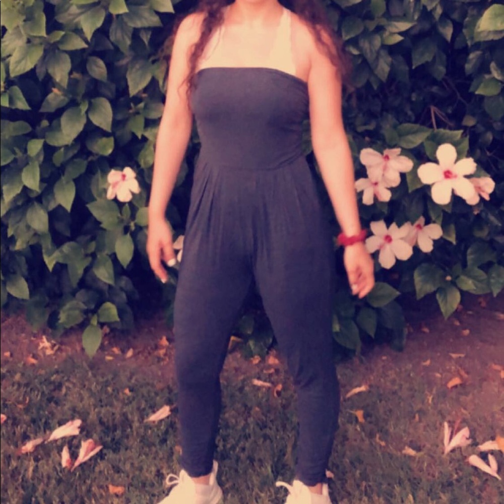 Dark grey jumpsuit